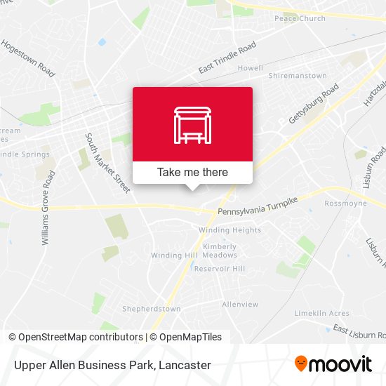 Upper Allen Business Park map