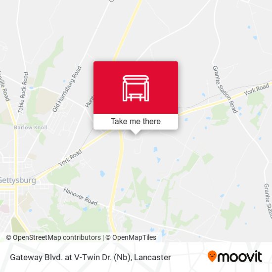 Gateway Blvd. at V-Twin Dr. (Nb) map