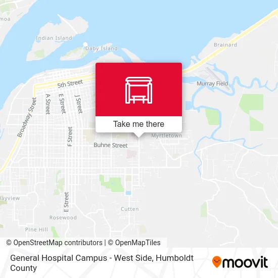 General Hospital Campus - West Side map