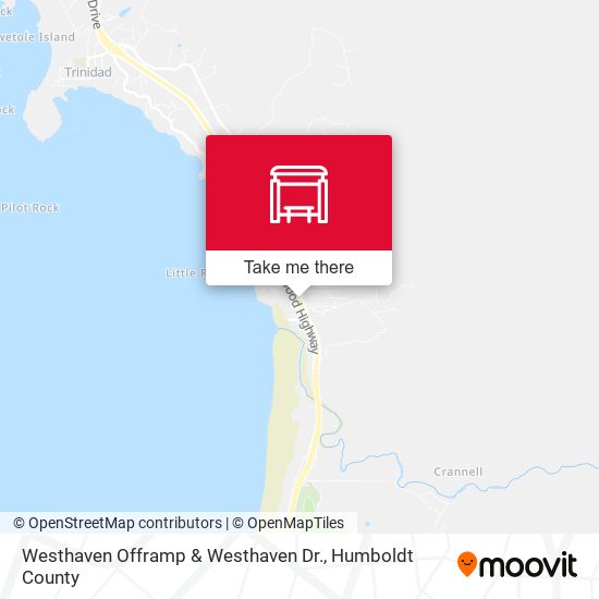 Westhaven Offramp & Westhaven Dr. map