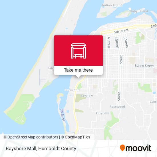 Bayshore Mall map