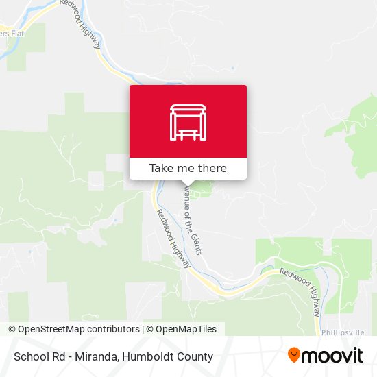 School Rd - Miranda map