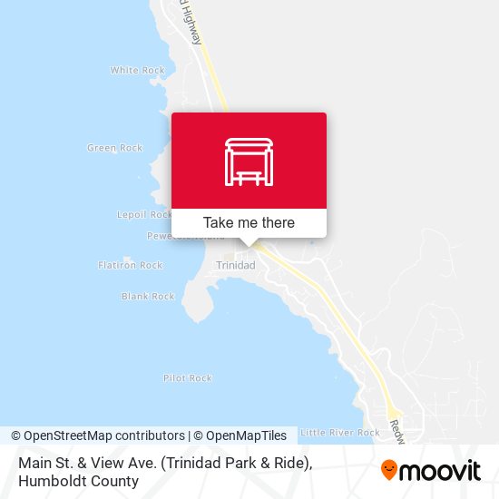 Main St. & View Ave. (Trinidad Park & Ride) map