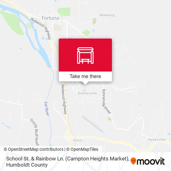 School St. & Rainbow Ln. (Campton Heights Market) map