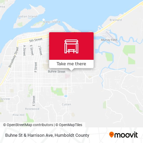 Buhne St & Harrison Ave map