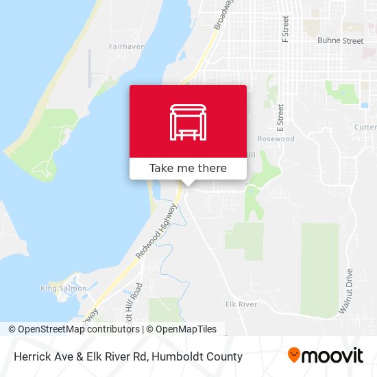 Herrick Ave & Elk River Rd map