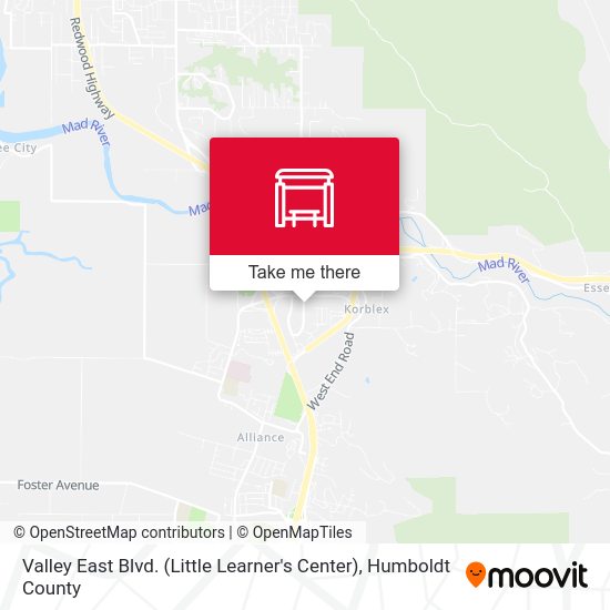 Valley East Blvd. (Little Learner's Center) map