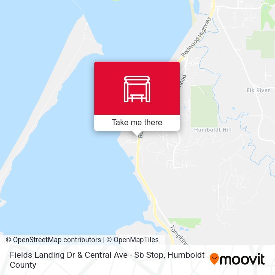Mapa de Fields Landing Dr & Central Ave - Sb Stop