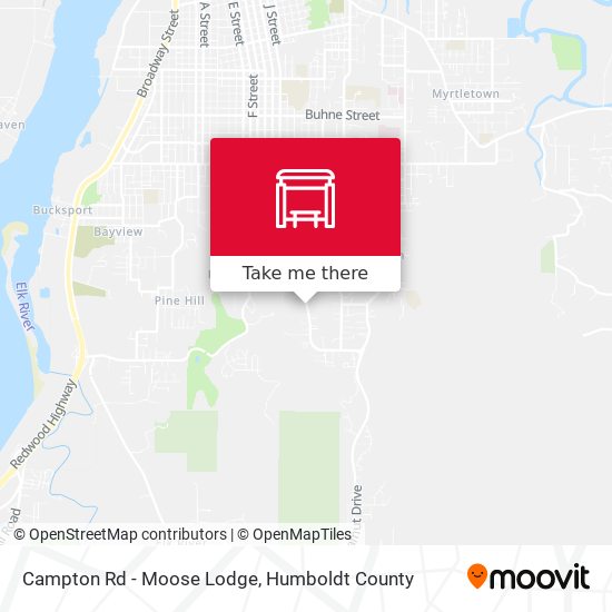 Mapa de Campton Rd - Moose Lodge