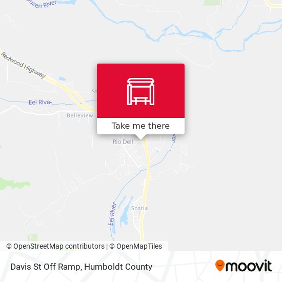 Mapa de Davis St Off Ramp