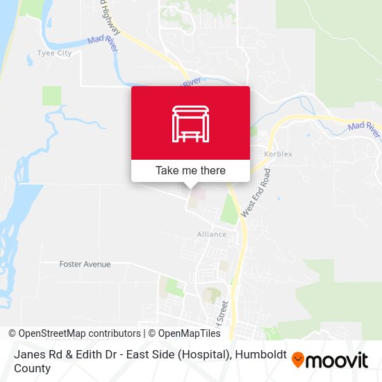 Janes Rd & Edith Dr (Hospital, East Side) map