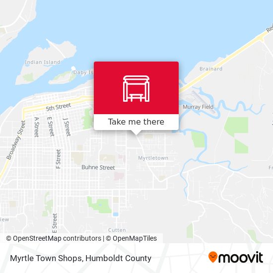 Mapa de Myrtle Town Shops