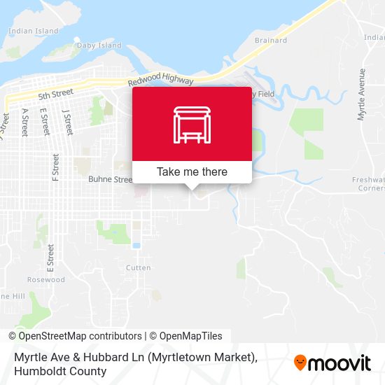 Mapa de Myrtletown Market