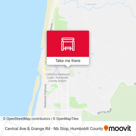 Central Ave & Grange Rd - Nb Stop map