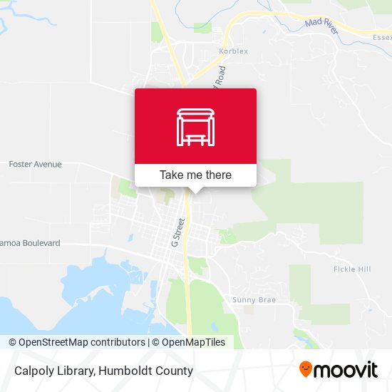 Calpoly Library map