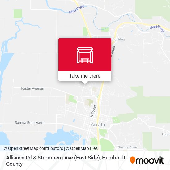 Alliance Rd & Stromberg Ave (East Side) map