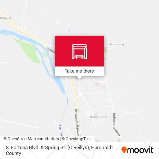 S. Fortuna Blvd. & Spring St. (O'Reillys) map