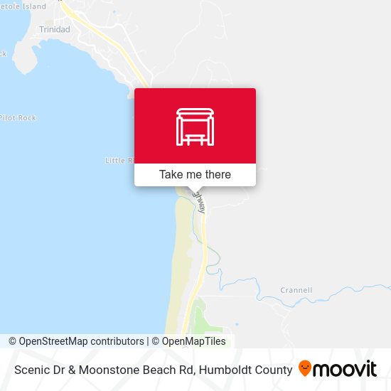 Moonstone Beach Rd map