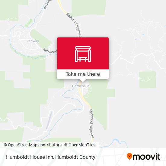 Humboldt House Inn map