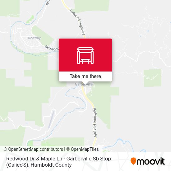 Redwood Dr & Maple Ln (Garberville) map