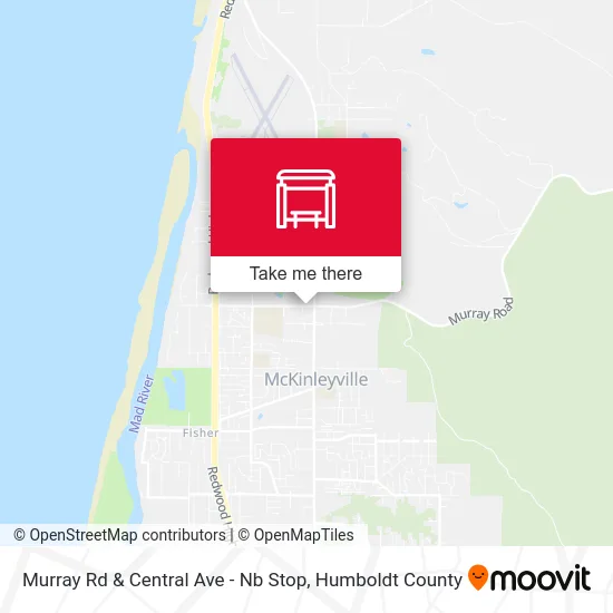 Mapa de Murray Rd & Central Ave - Nb Stop