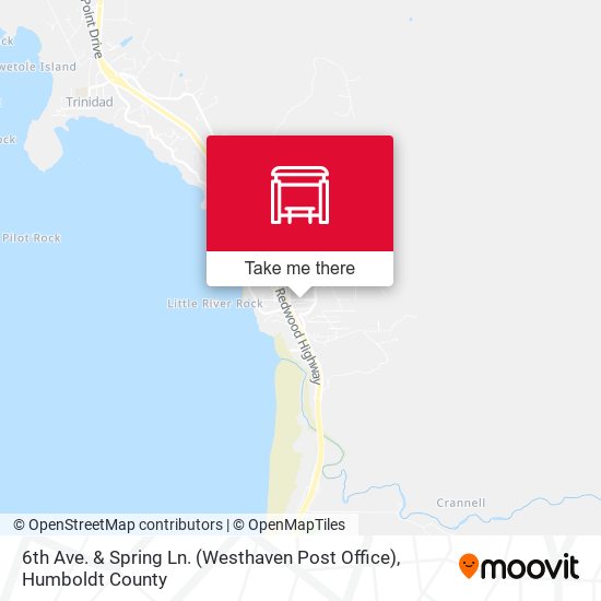 6th Ave. & Spring Ln. (Westhaven Post Office) map