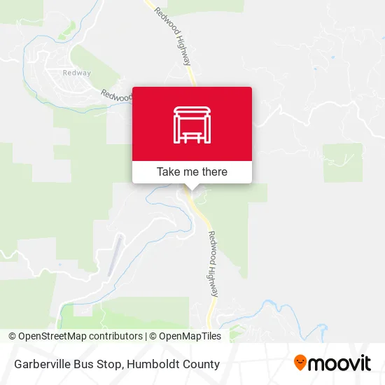 Mapa de Garberville Bus Stop