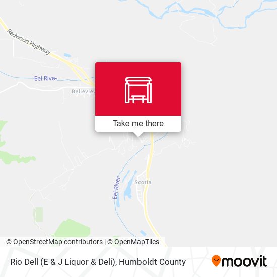 Mapa de Rio Dell (E & J Liquor & Deli)