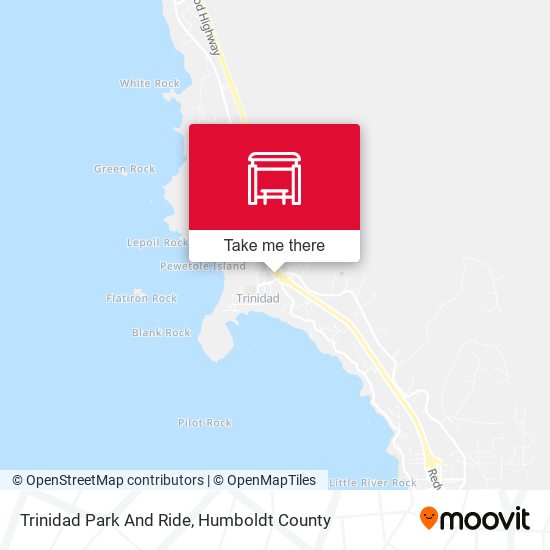 Trinidad Park And Ride map