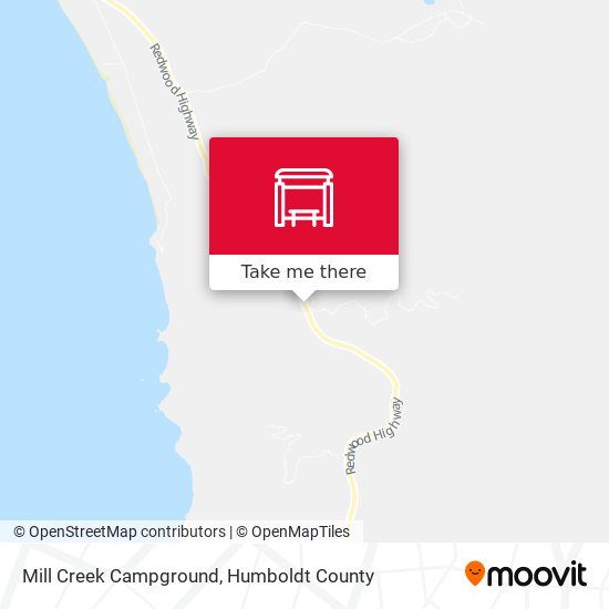 Mapa de Mill Creek Campground