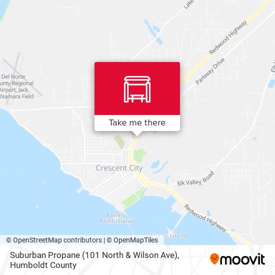 Mapa de Suburban Propane (101 North & Wilson Ave)