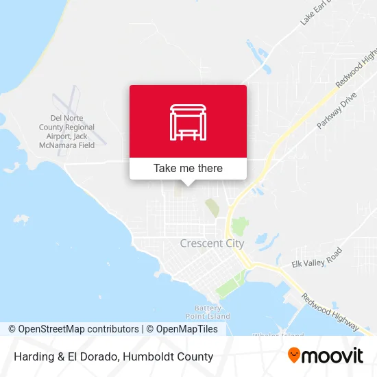 Harding & El Dorado map