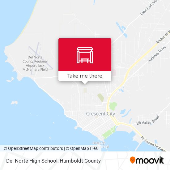 Del Norte High School map