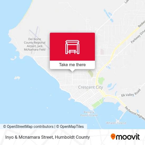 Inyo & Mcnamara Street map