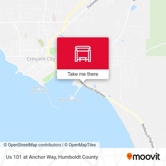 Us 101 at Anchor Way map