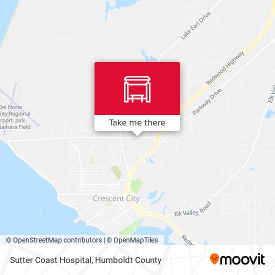 Sutter Coast Hospital map