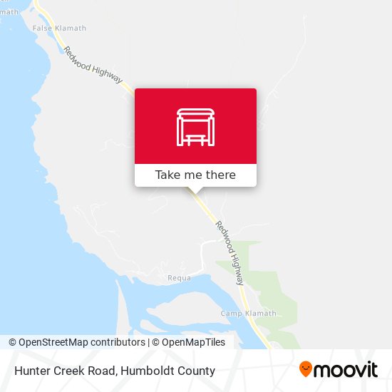 Hunter Creek Road map