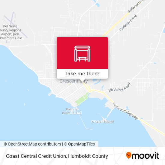 Coast Central Credit Union map