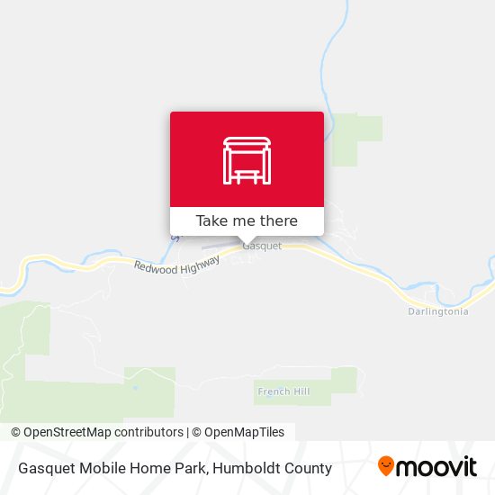 Mapa de Gasquet Mobile Home Park
