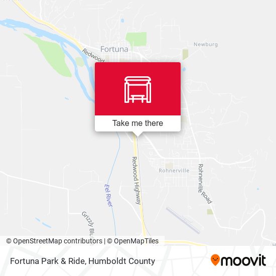 Fortuna Park & Ride map