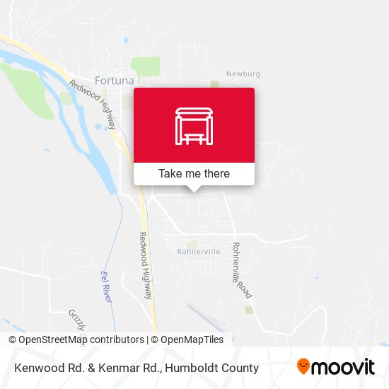 Kenwood Rd. & Kenmar Rd. map