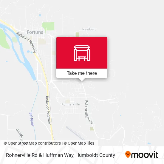 Rohnerville Rd & Huffman Way map