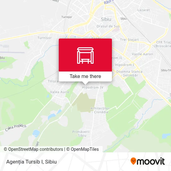 Agenția Tursib I map