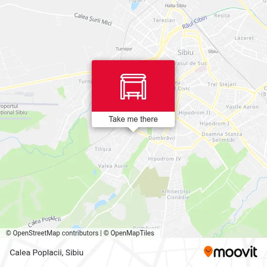 Calea Poplacii map