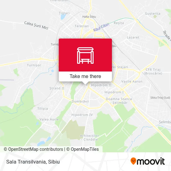 Sala Transilvania map