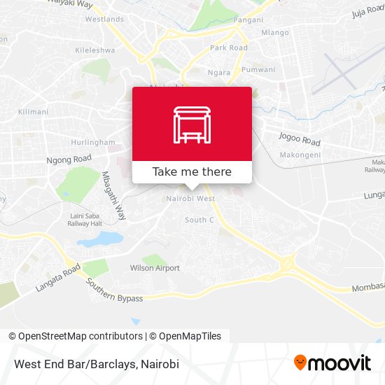 West End Bar/Barclays map