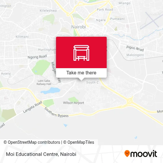 Moi Educational Centre map
