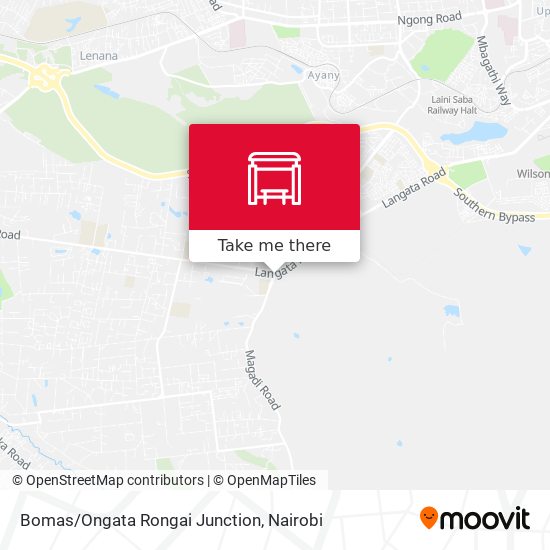 Bomas/Ongata Rongai Junction map