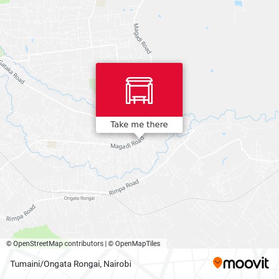 Tumaini/Ongata Rongai map
