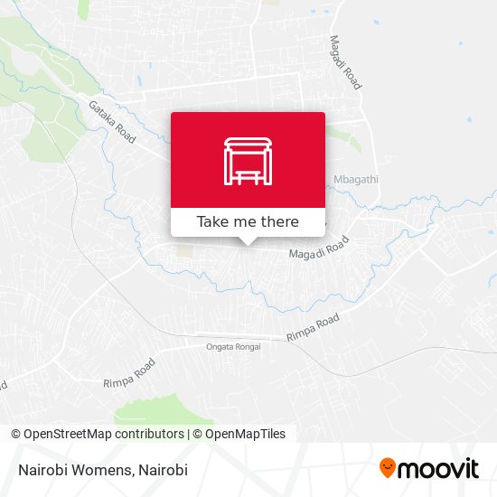 Nairobi Womens map